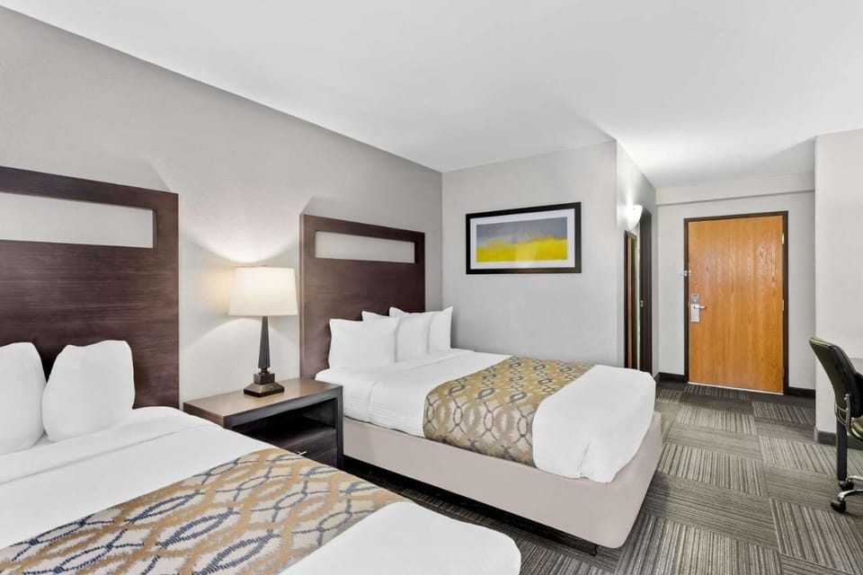 Relax in a practical layout with easy access to essentials.