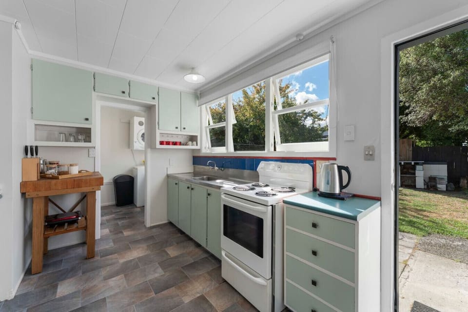 Kitchen and laundry room