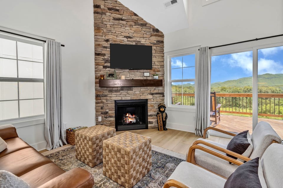 Watch the big game, enjoy great conversation, soak up the mountain views!