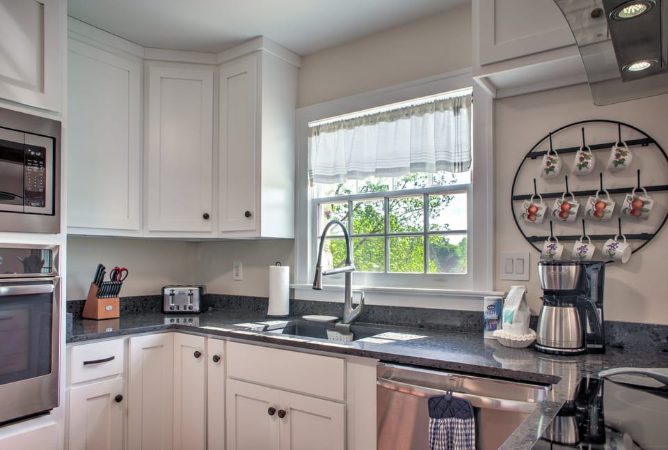 Kitchen is outfitted with an Induction Cooktop