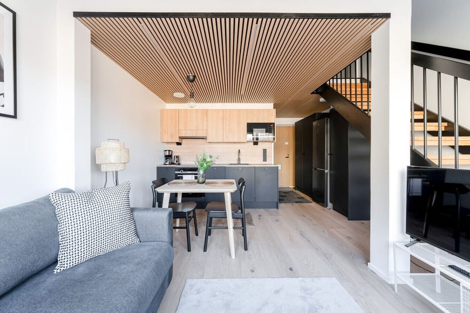 Enjoy a seamless blend of cooking, dining, and relaxation in this bright open-plan layout, keeping everyone connected during your stay. The smart floor plan ensures maximum privacy for the loft sleeping area upstairs while keeping the social areas downsta