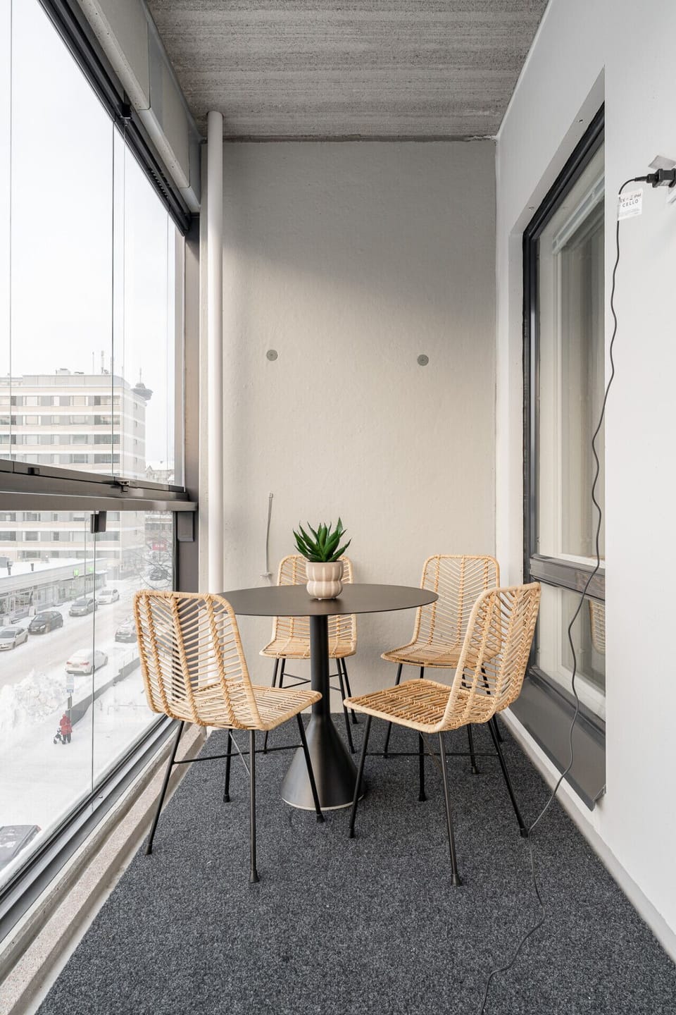 Apartment balcony