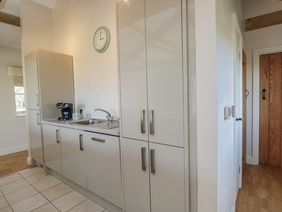 Fridge, microwave, dishwasher, toaster
