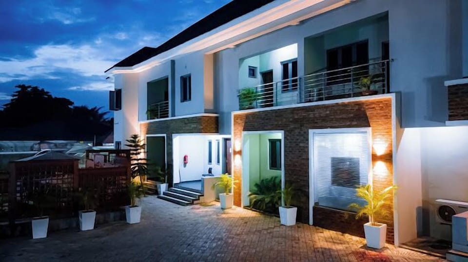 Front of property - evening/night