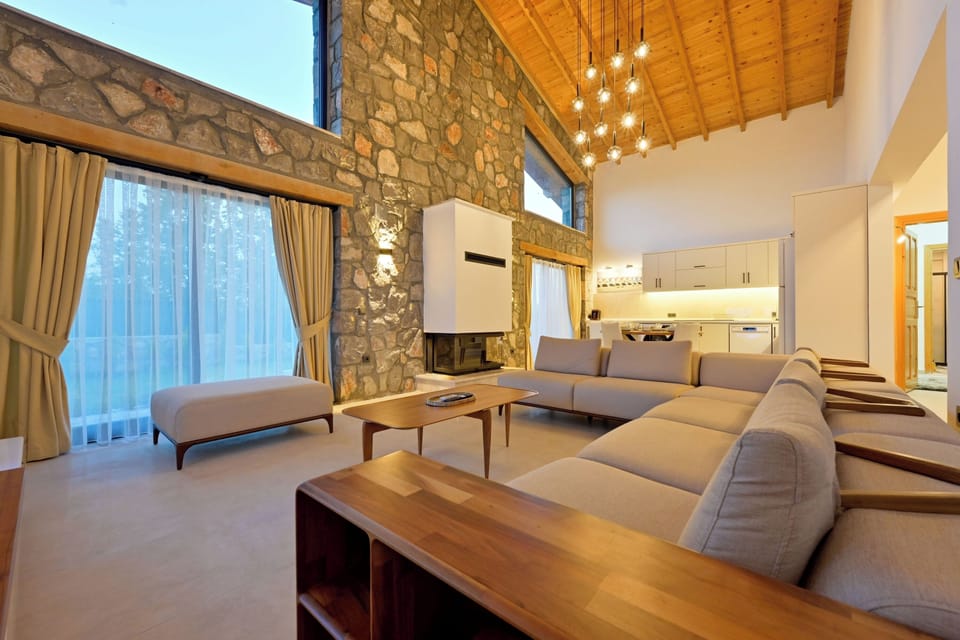 Luxury Villa, Pool View | Living room | LCD TV