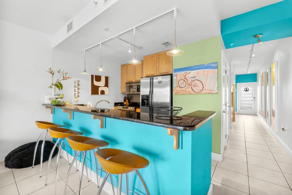 Condo, Resort View | Private kitchen | Coffee/tea maker, full-size fridge, microwave, oven