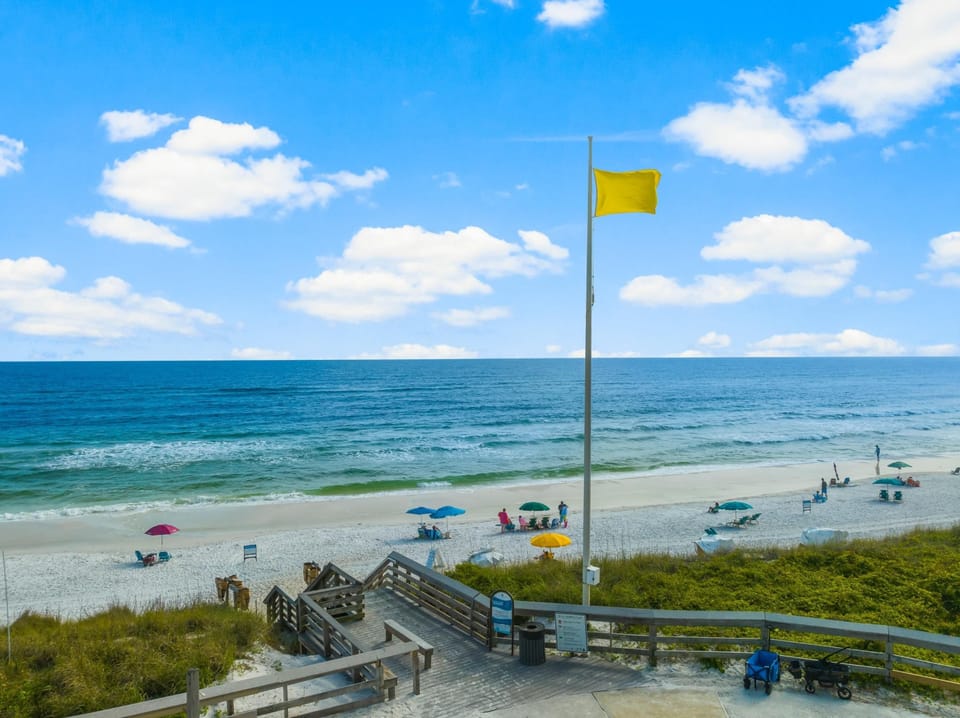 Beach nearby, white sand