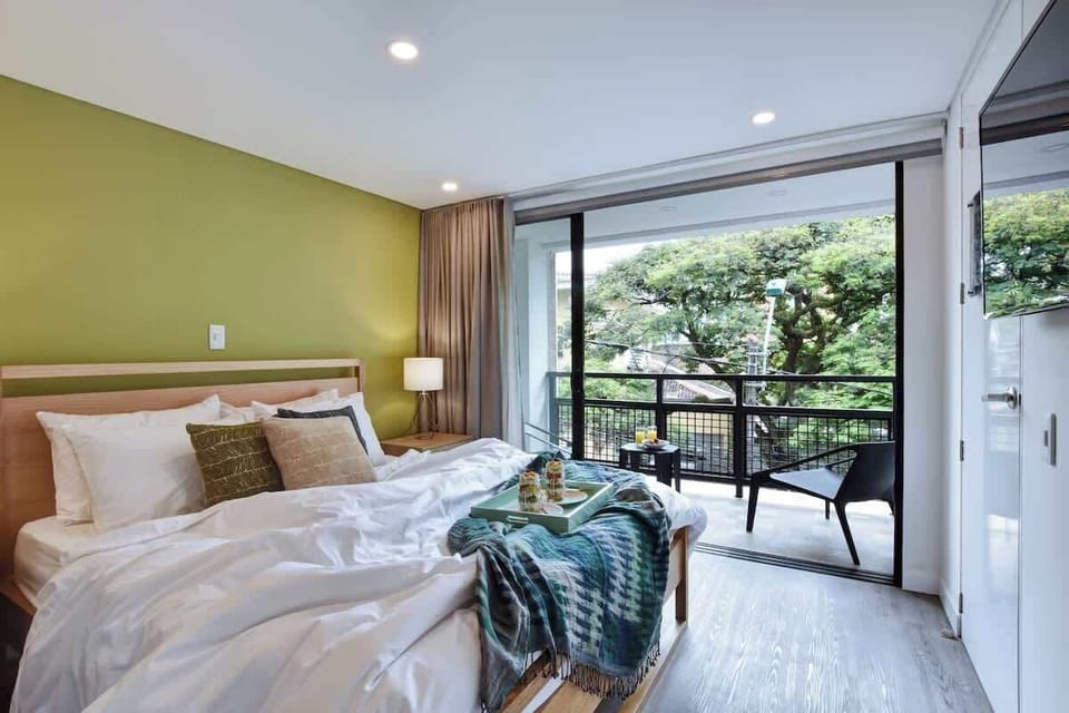 Balcony connected to bedroom