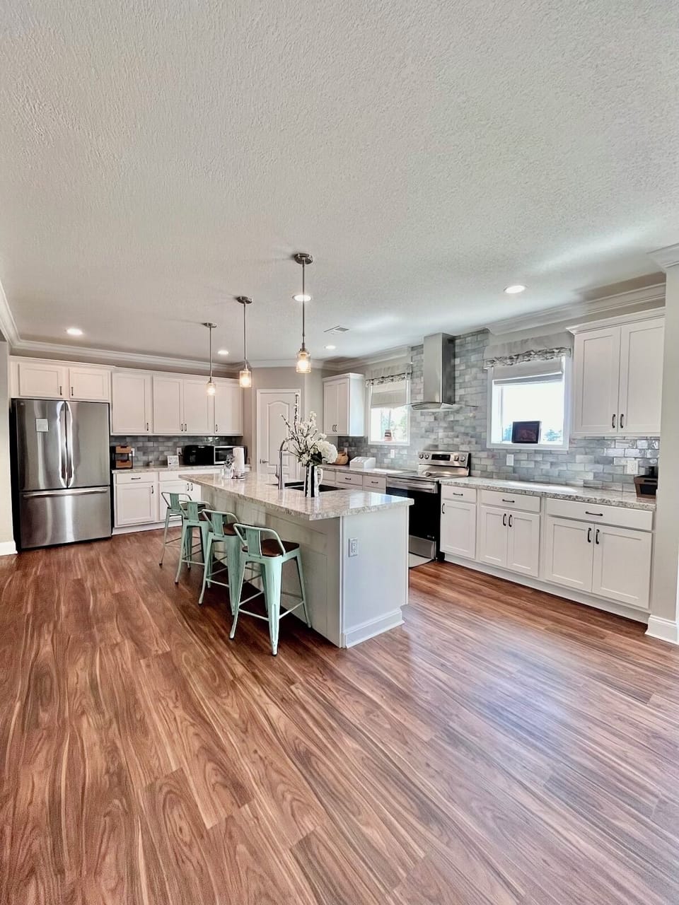 Spacious open kitchen