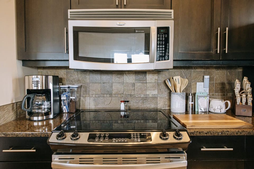 Fully equipped kitchen just like at home