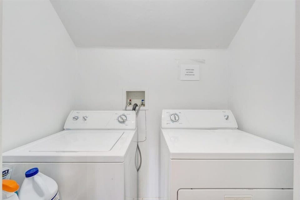 Laundry area