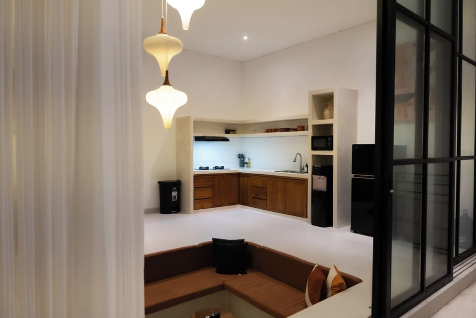 Deluxe Villa, 2 Bedrooms, Pool View | Private kitchenette | Toaster, highchair, blender, cleaning supplies