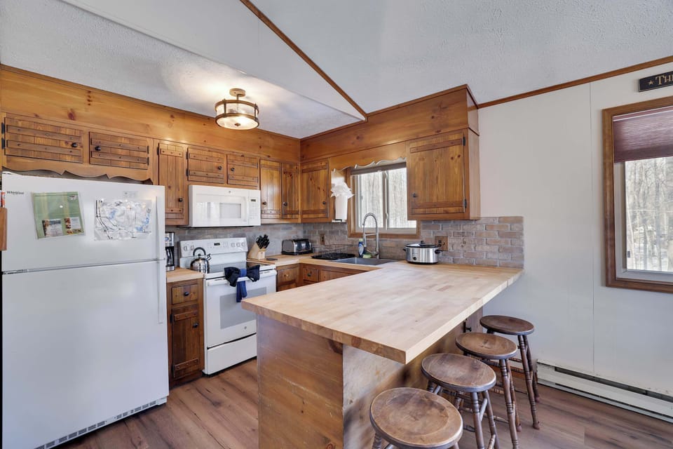 Our fully stocked kitchen