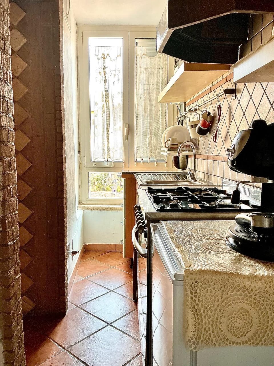 Comfort Apartment, City View | Private kitchen | Mini-fridge