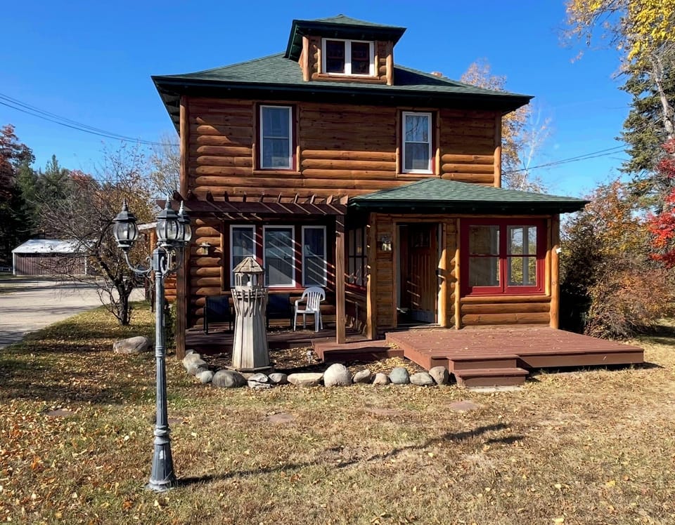 Our cabin is right next to Ausable river