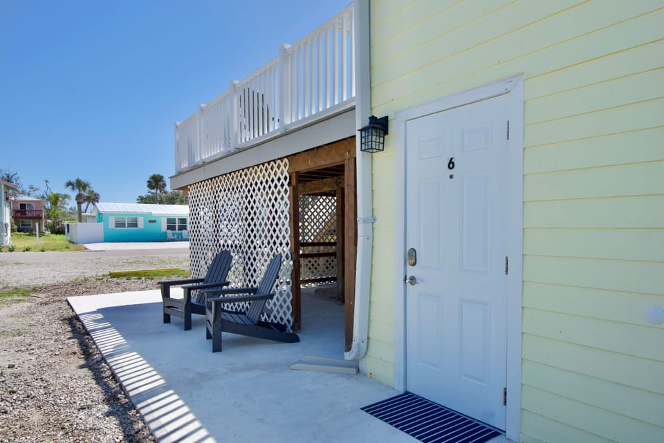 Outdoor side entrance