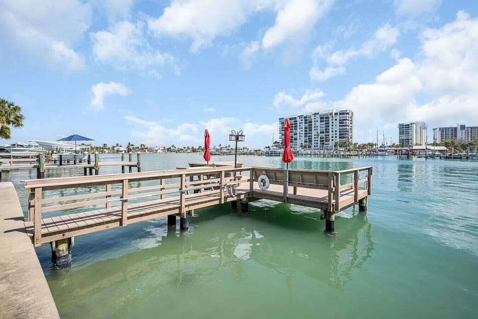 Relax on the dock along the Intracoastal Waterway.