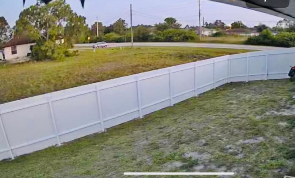 Yard fenced