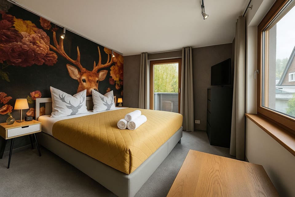 Classic Double or Twin Room, Balcony, Mountain View | In-room safe, individually decorated, individually furnished, desk