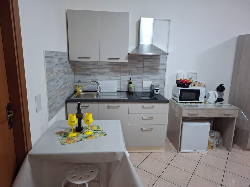 Classic Studio, Balcony, City View | Private kitchen | Mini-fridge, microwave, stovetop, cookware/dishes/utensils