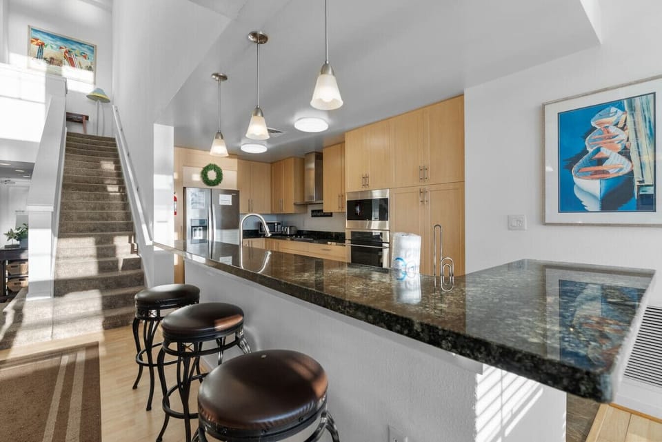 Whip up your favorite meals in this fully equipped kitchen — everything you need for a home-cooked touch on vacation!
