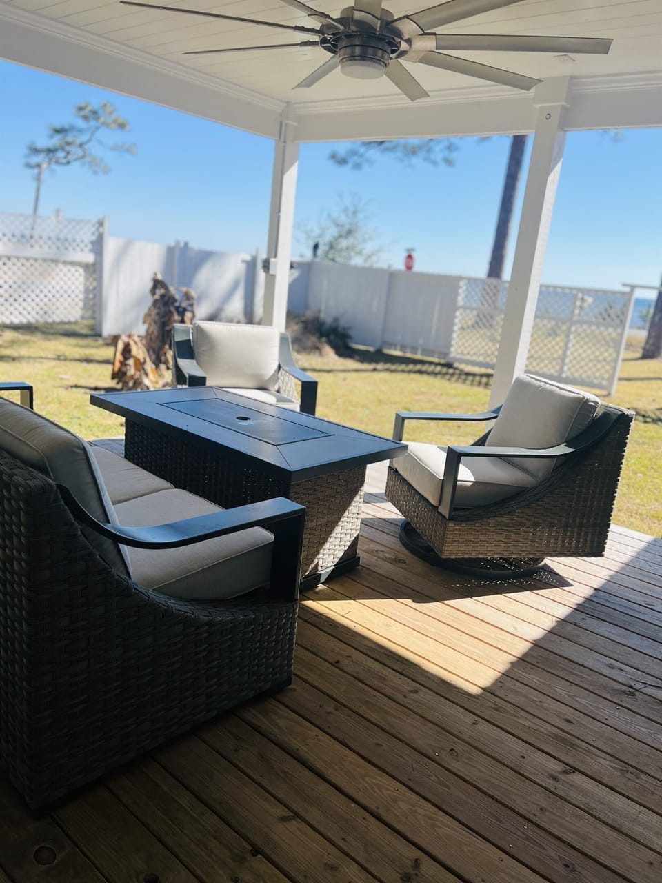 Porch sitting area