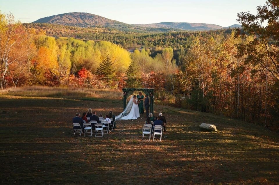 With sweeping mountain views—perfect for intimate weddings of up to 29 guests.