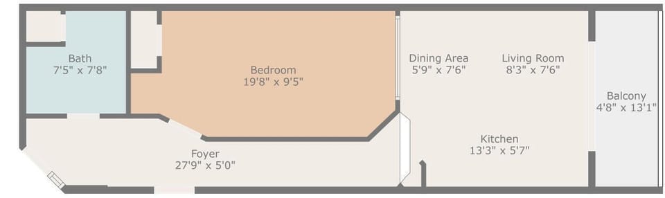 Beach Cove 1010 Floor Plan