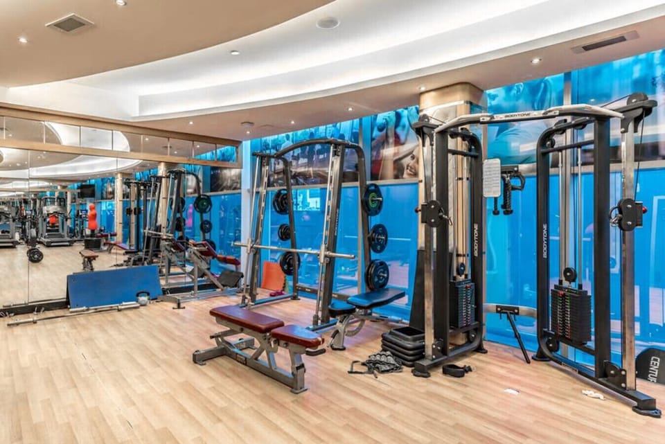 Gym: Stay fit with top-notch equipment and vibrant views that energize your workout!