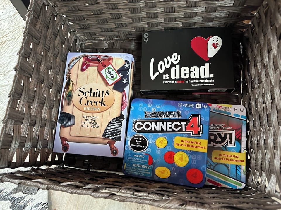  Enjoy some games in on a rainy day!