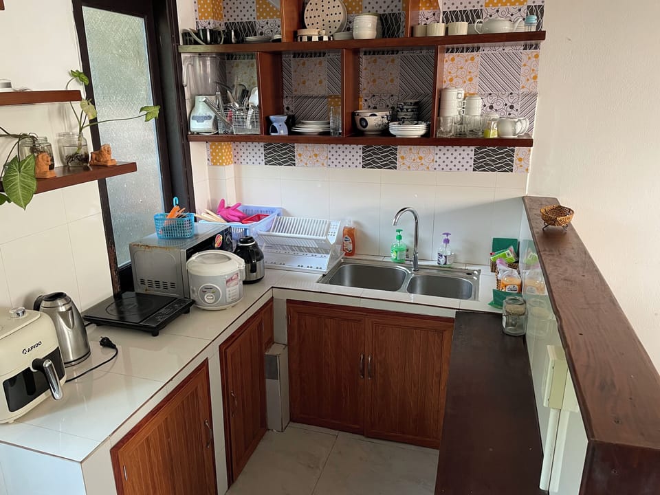 Deluxe Villa, Kitchen, Garden View | Private kitchen