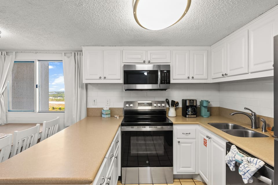 You have every amenity and appliance you could possibly need.
