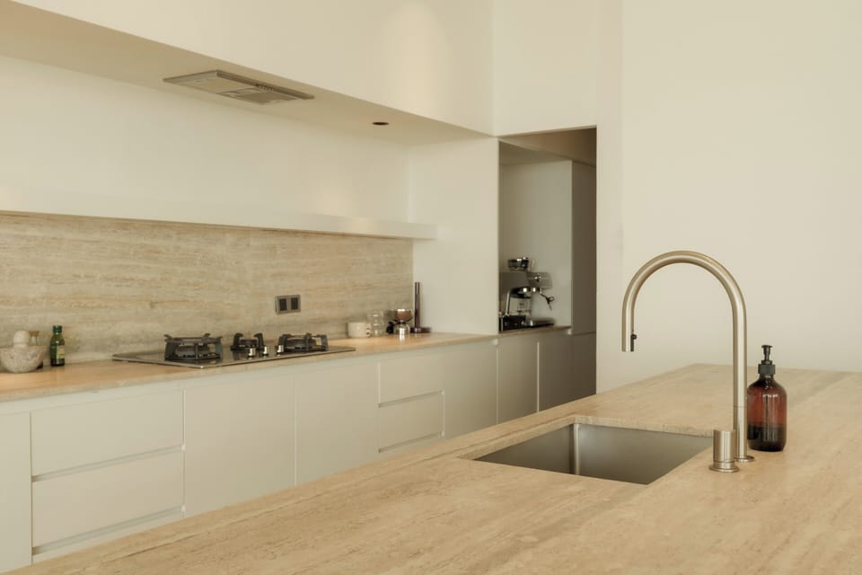 Luxury Villa, Beach View | Private kitchen