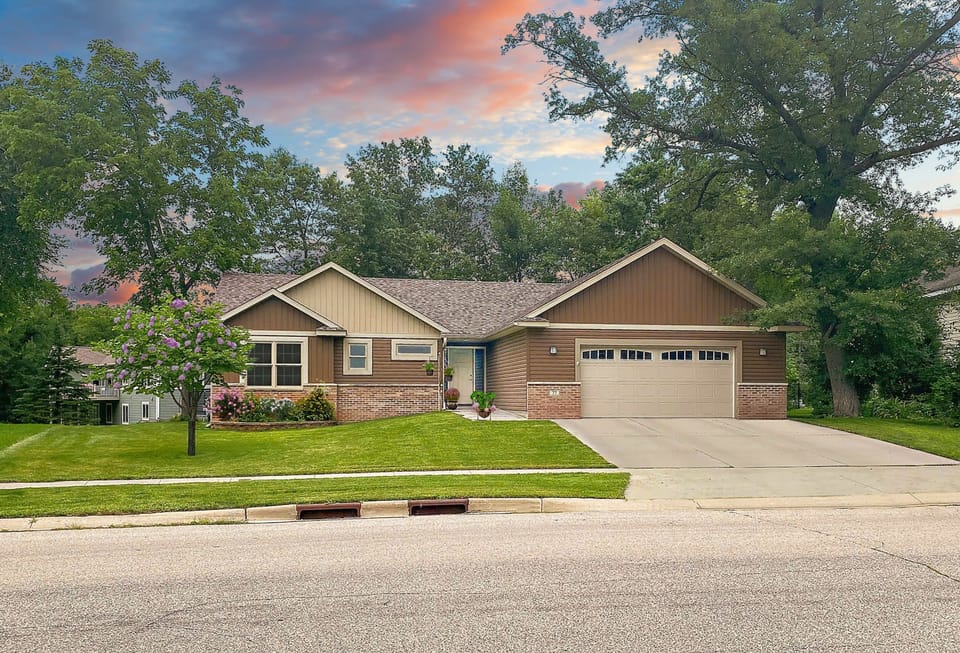 One-level home in a beautiful, quiet cul-de-sac w  wooded backyard near Mayo.