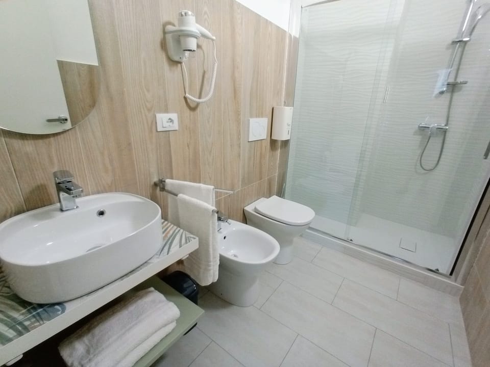 Double or Twin Room, Private Bathroom, City View | Bathroom | Shower, rainfall showerhead, free toiletries, hair dryer