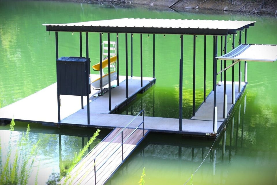 Blue Haven Dock from landing