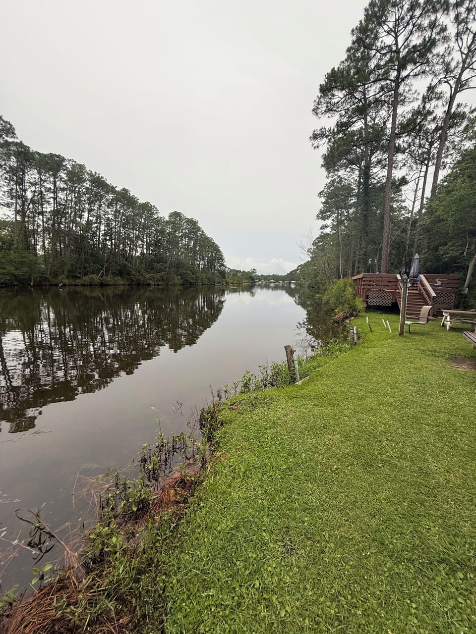 Wolf bay creek leading out