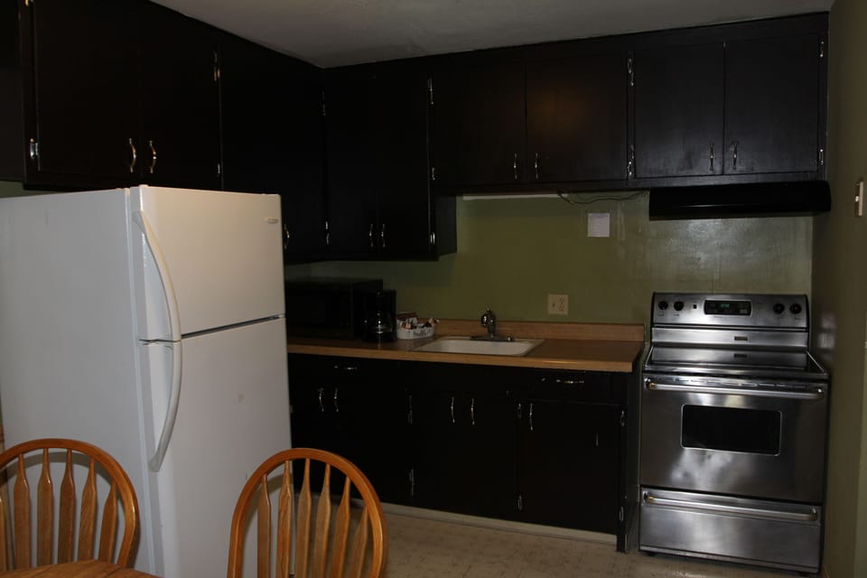 Apartment with Two Bedrooms, Two Bathrooms, Living Room and Full Kitchen | Private kitchen | Fridge, microwave, coffee/tea maker