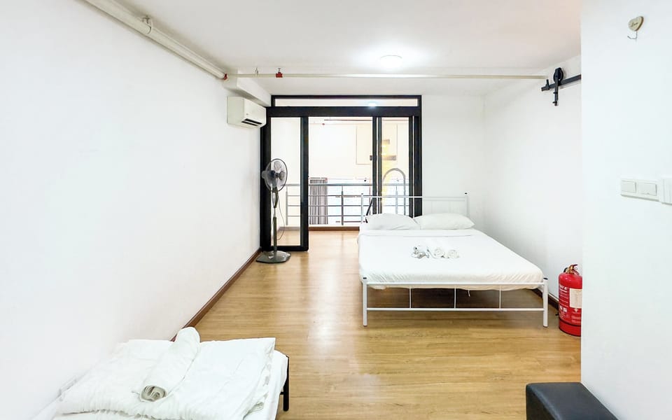 Basic Loft, City View | Blackout drapes, iron/ironing board, free WiFi, bed sheets
