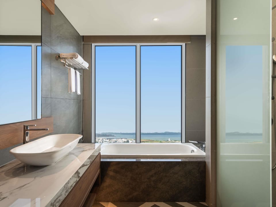 Deluxe Suite, 1 Double Bed, City View | In-room safe, desk, laptop workspace, blackout drapes