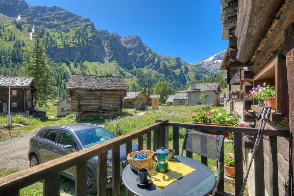 Standard Chalet, Multiple Bedrooms (Rustico Al Museo Bosco Gurin) | Outdoor dining