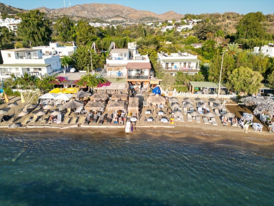 On the beach, 4 beach bars