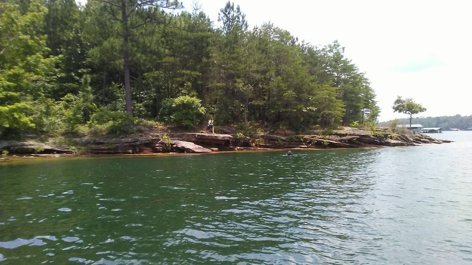 View from private boat launch