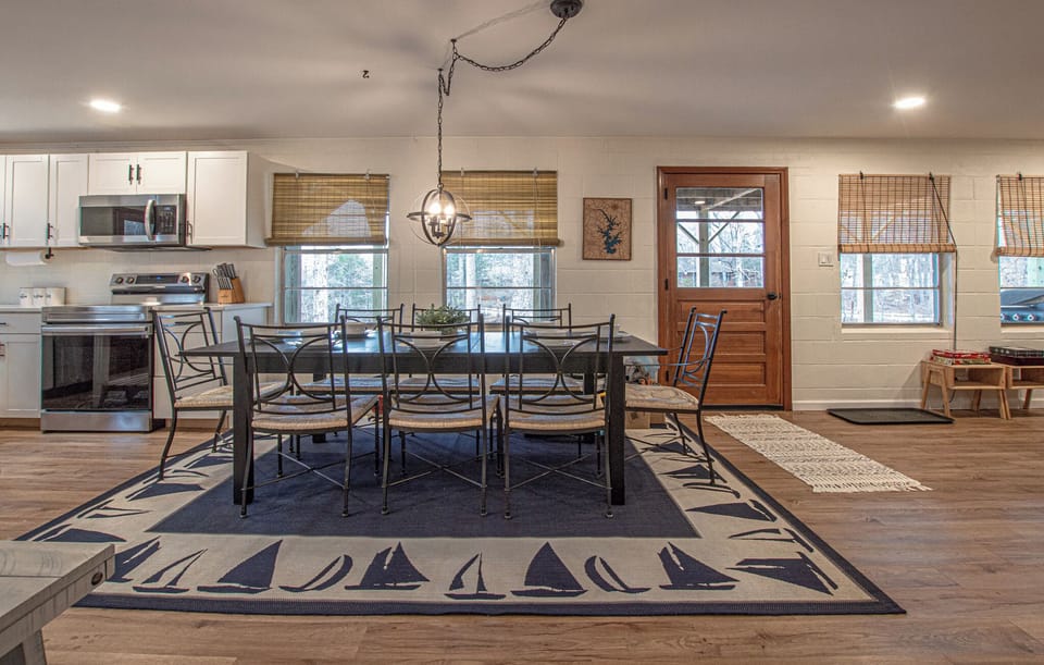 Downstairs full kitchen and dining