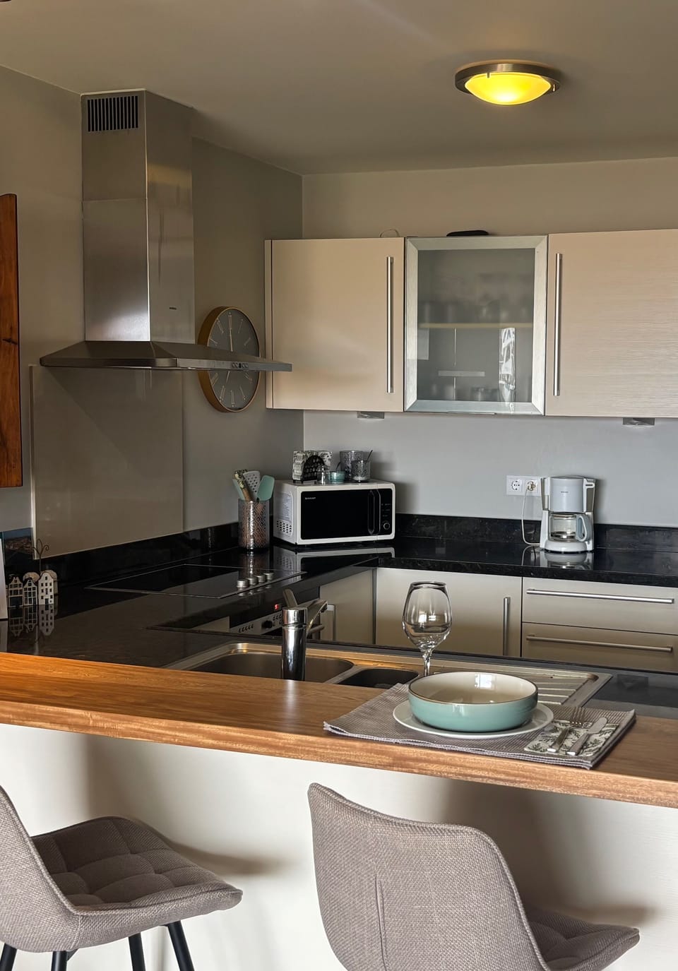 Fully equipped kitchen for those that want to cook