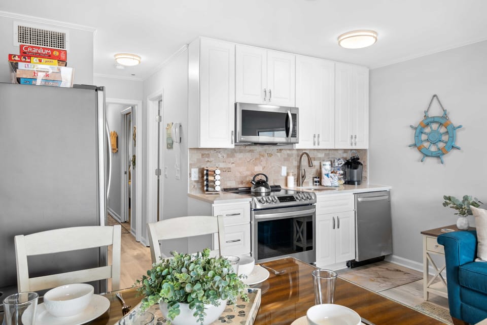 Fully equipped kitchen is ready for you to cook and enjoy your favorite meals