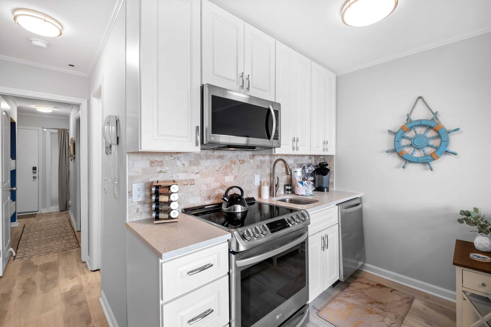Updated stainless steel appliances 