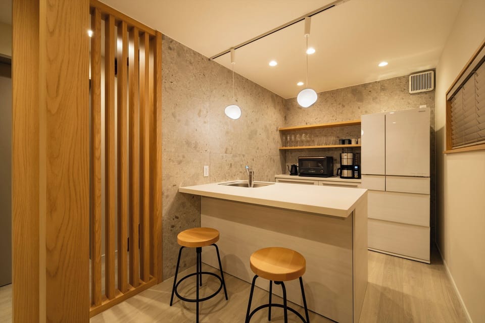 Deluxe House, 3 Bedrooms, Non Smoking, Sauna | Private kitchen | Full-size fridge, microwave, oven, stovetop