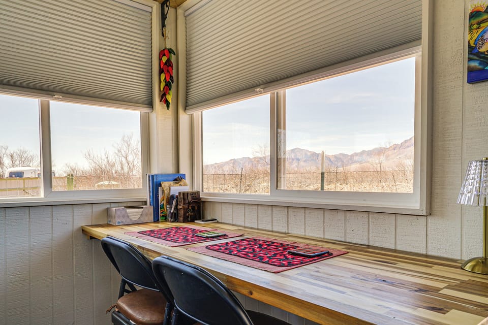 Work Desk & Dining Area