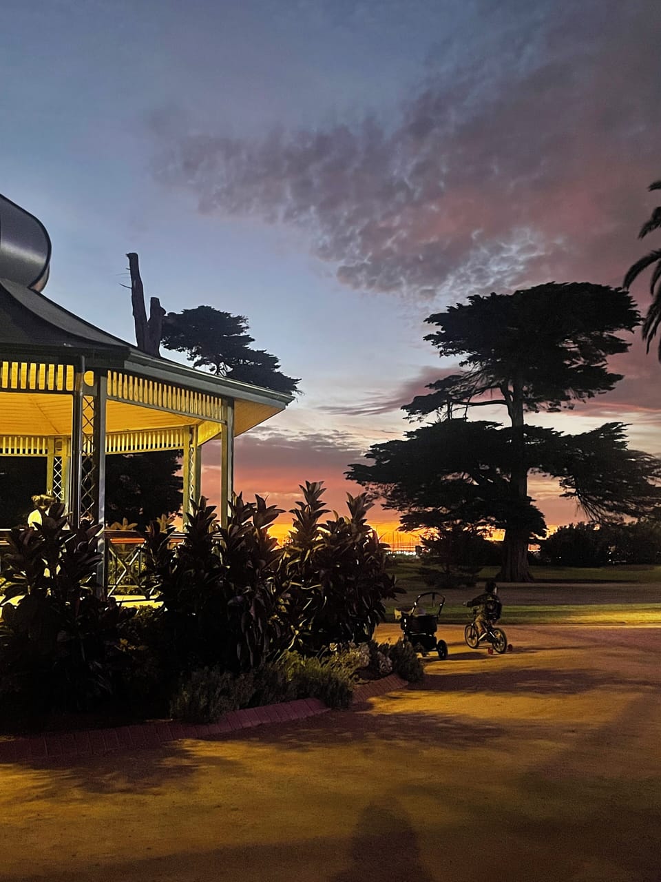 Catarni Gardens across the road